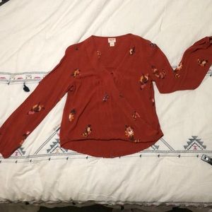 Mossimo wrap/ sterling silver wine necklace free